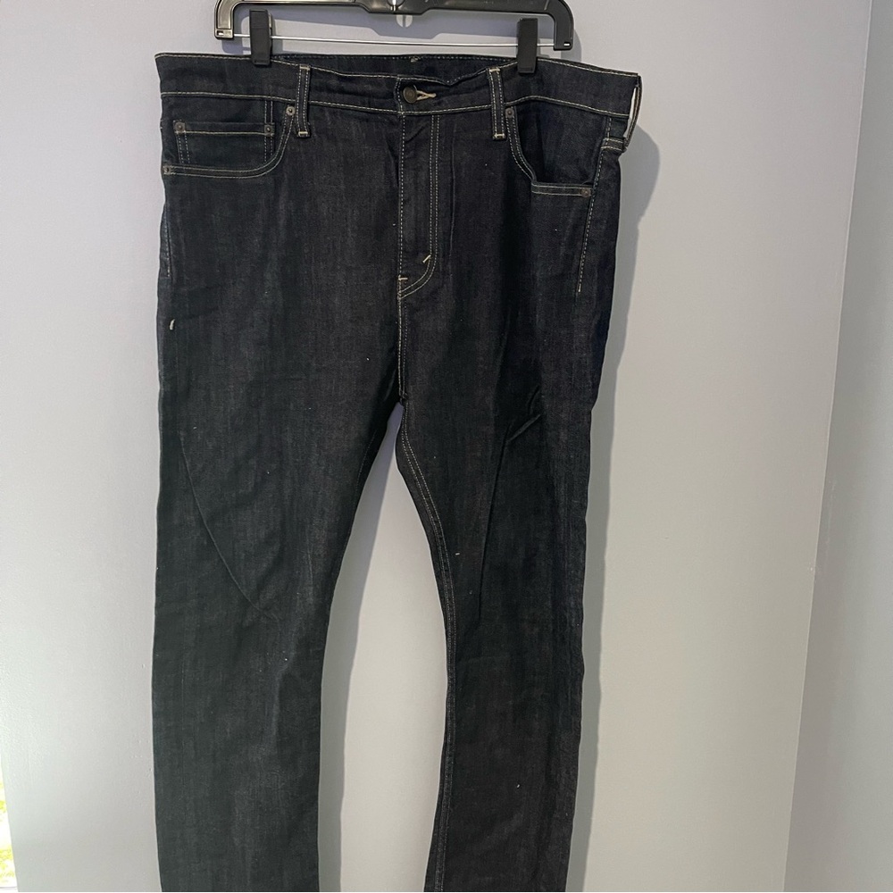Levi's Men's Dark Denim Straight Jeans